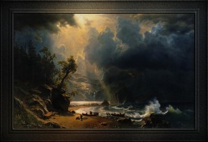 Puget Sound on the Pacific Coast by Albert Bierstadt Old Masters Reproduction